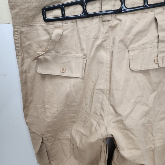 Women's Y2K Cargo Pants Hiking Straight Wide Leg Loose Fit Long Pants Size M - Picture 6 of 8